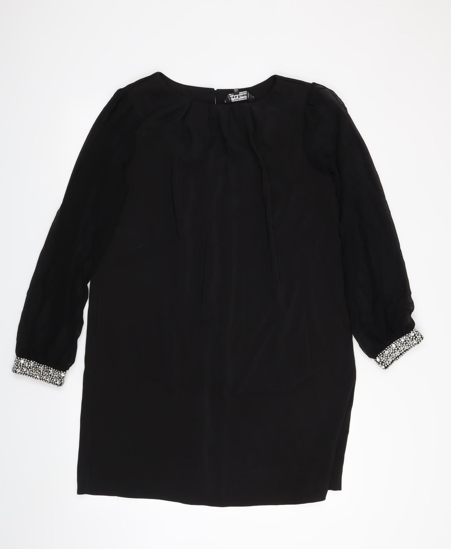 Billie & Blossom Womens Black   Basic Blouse Size 16