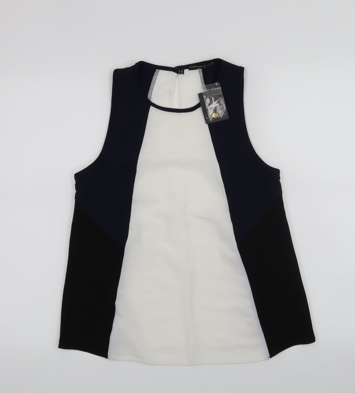 Atmosphere Womens White Basic Blouse Size 8
