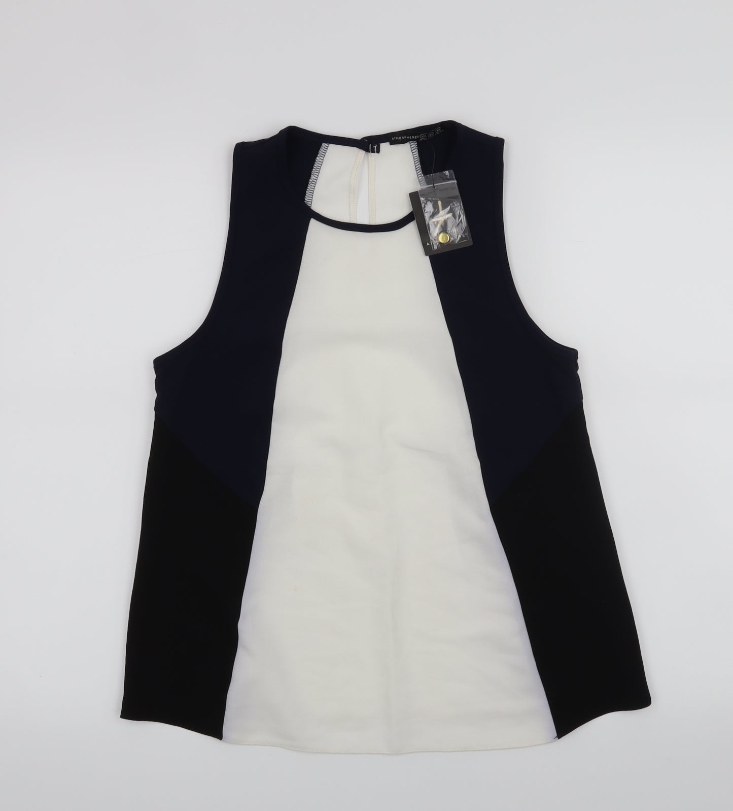Atmosphere Womens White   Basic Blouse Size 8