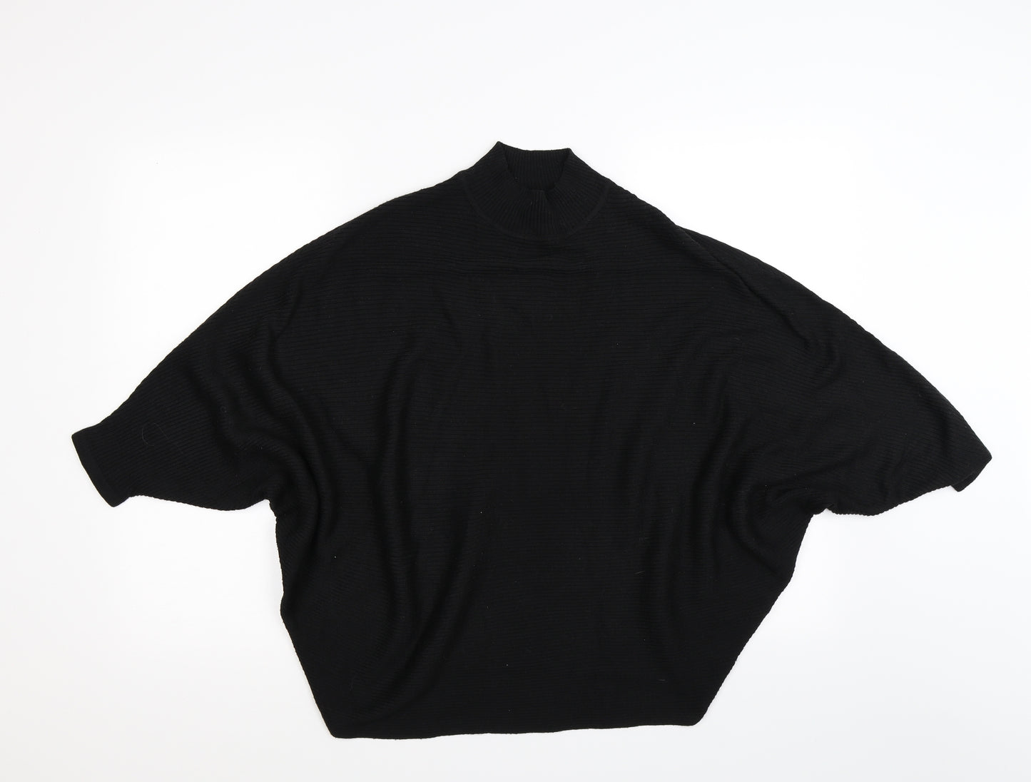 F&F Womens Black  Knit Pullover Jumper Size 12