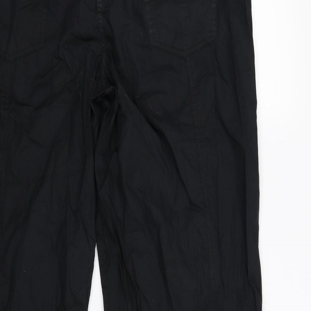 George Womens Black   Cargo Trousers Size 18 L32.5 in