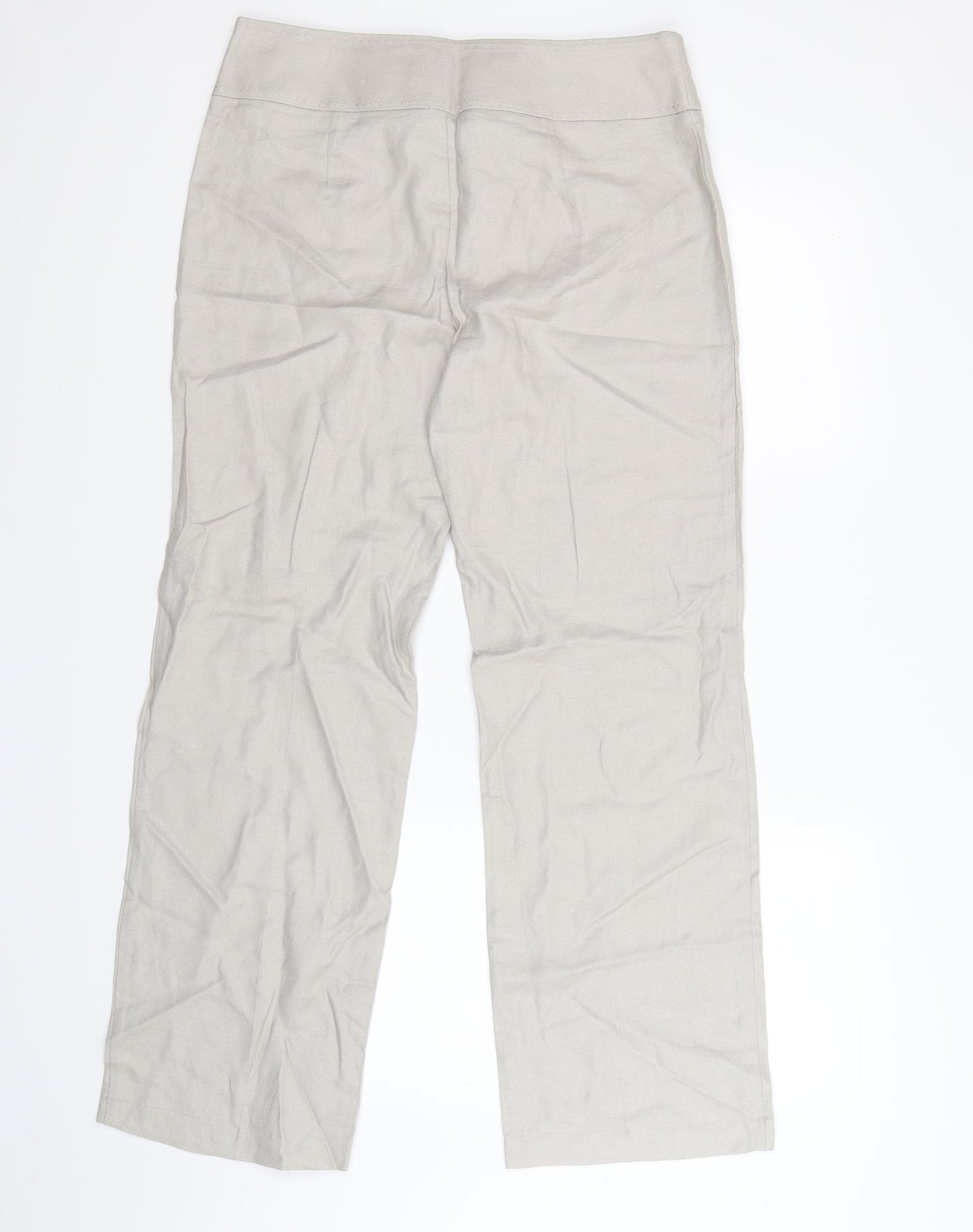 Marks and Spencer Womens Beige   Trousers  Size 12 L31 in
