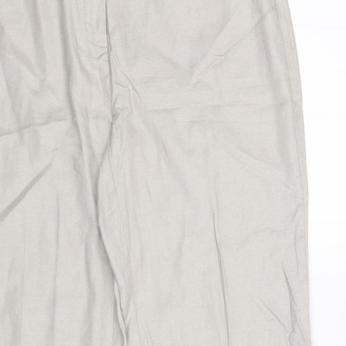 Marks and Spencer Womens Beige   Trousers  Size 12 L31 in