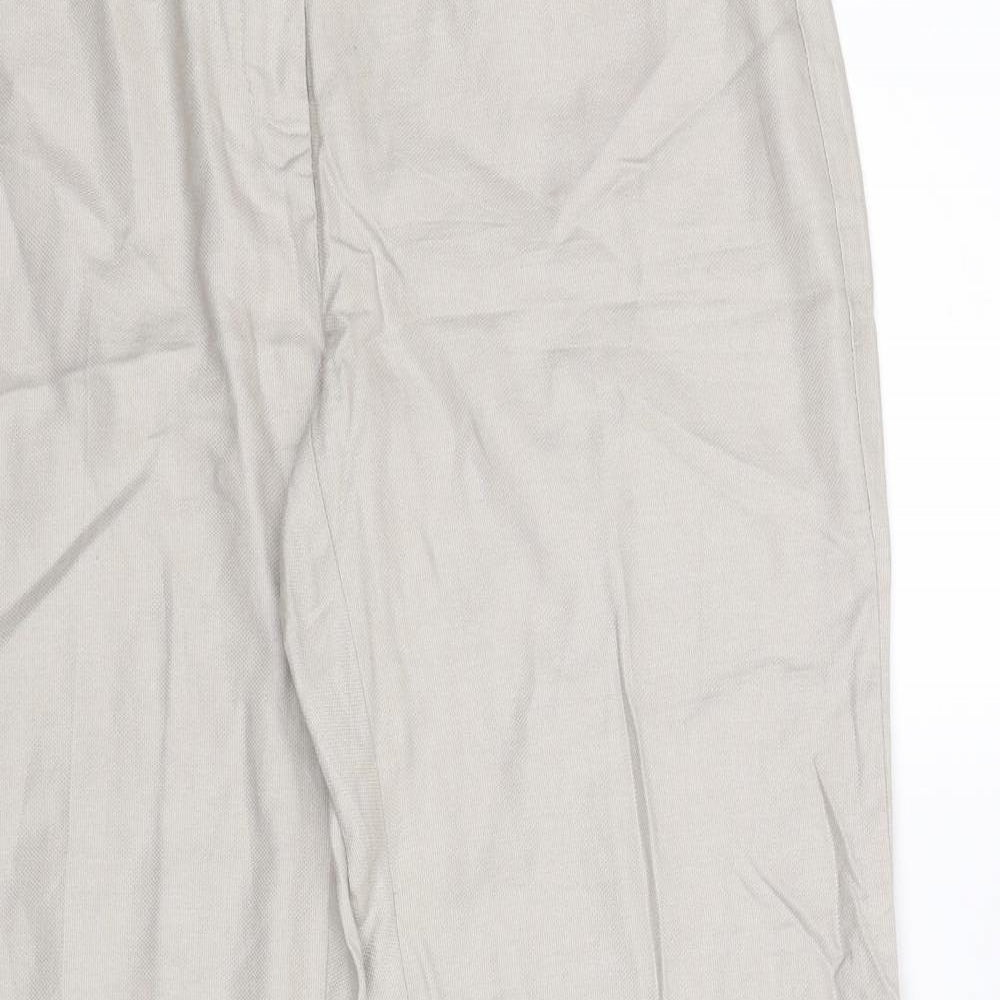 Marks and Spencer Womens Beige   Trousers  Size 12 L31 in