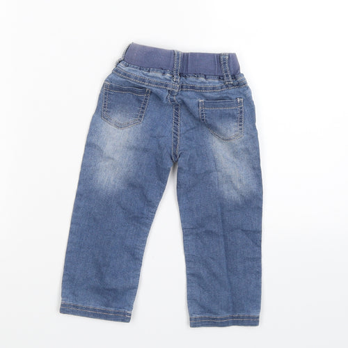 baby charlie Boys Blue  Denim Jogger Jeans Size 6-9 Months