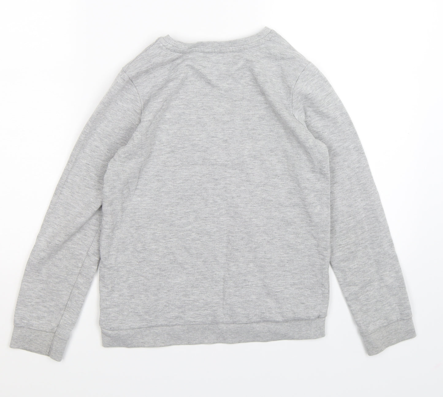 George Girls Grey  Jersey Pullover Sweatshirt Size 10-11 Years  - Todays outfit
