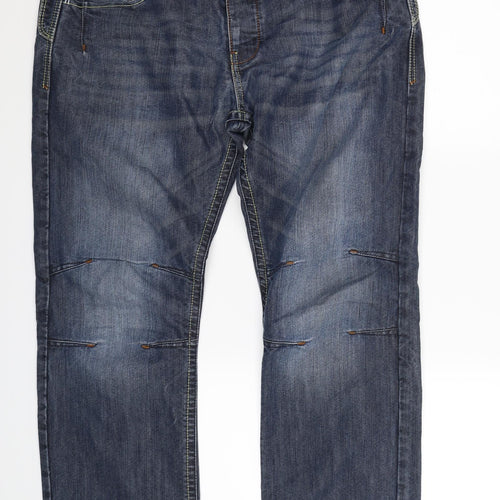Easy Mens Blue  Denim Straight Jeans Size 38 L30 in