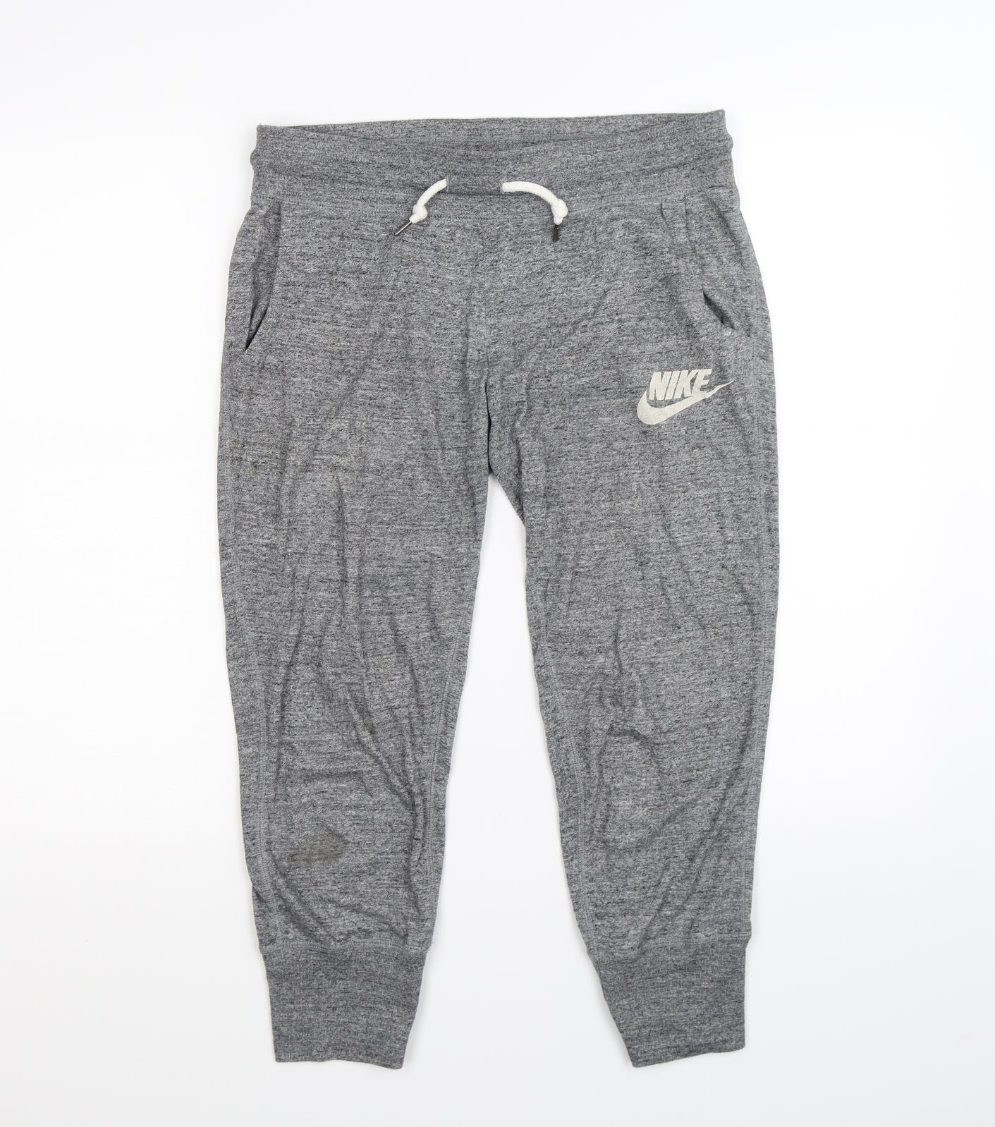 Nike Womens Grey   Cropped Trousers Size S L21 in