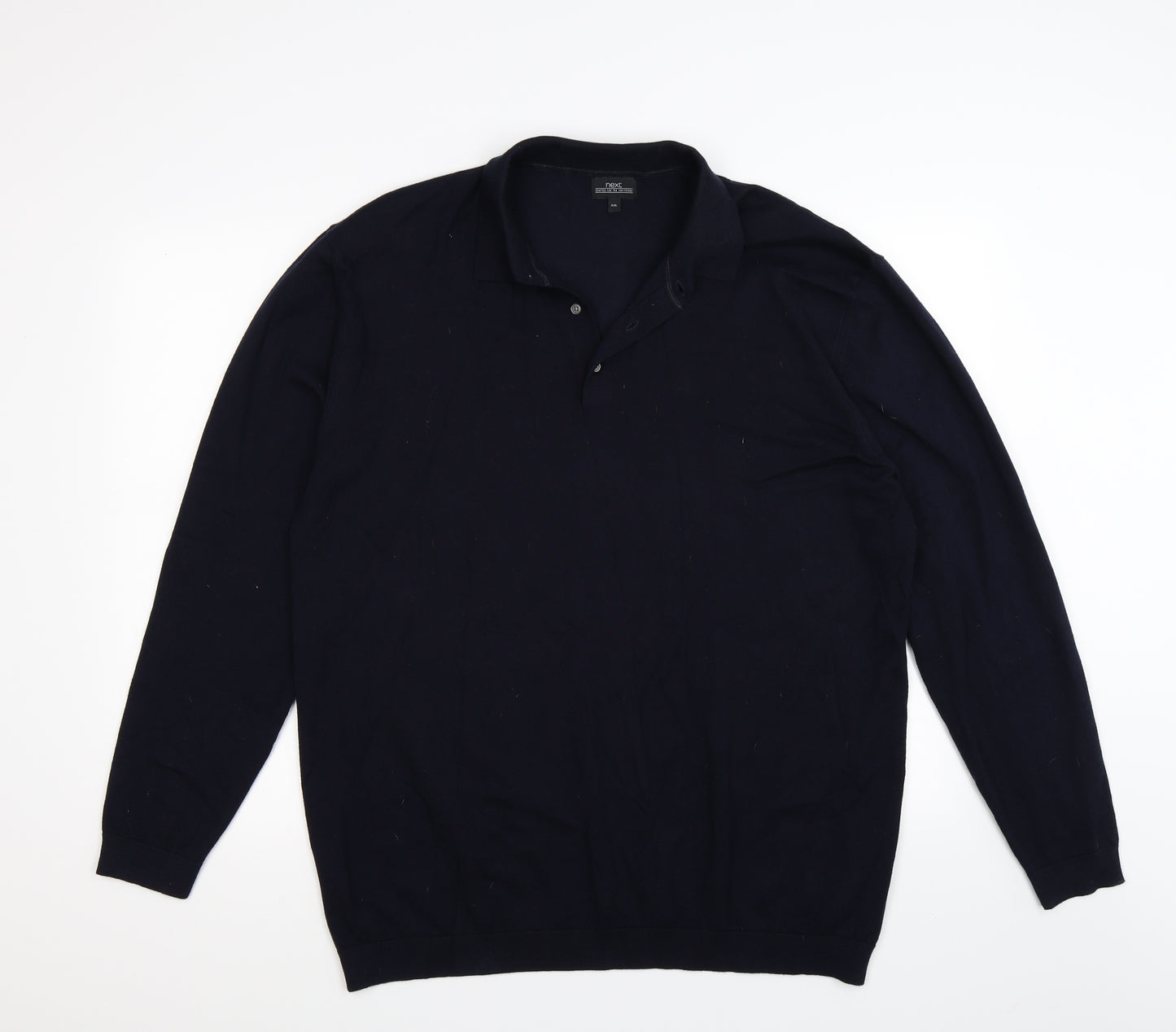 NEXT Mens Blue  Knit Pullover Jumper Size 2XL