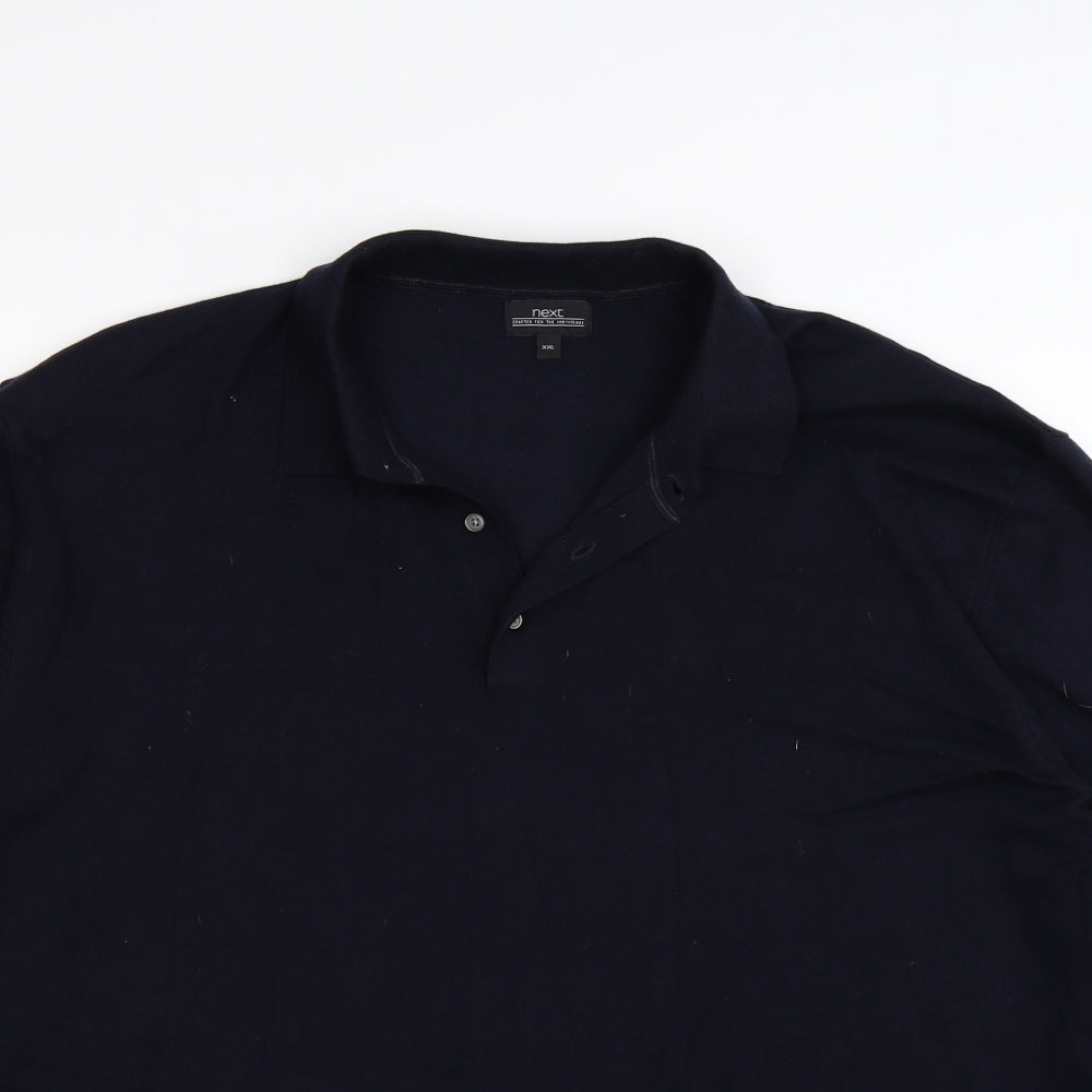 NEXT Mens Blue  Knit Pullover Jumper Size 2XL