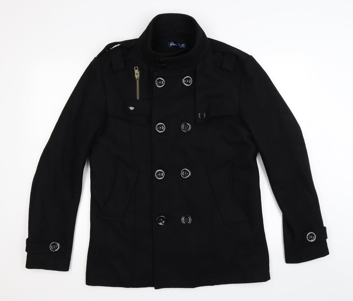 Preworn Womens Black   Overcoat Coat Size M
