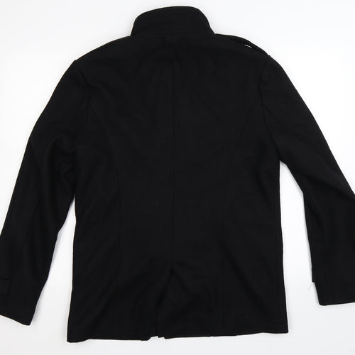 Preworn Womens Black   Overcoat Coat Size M