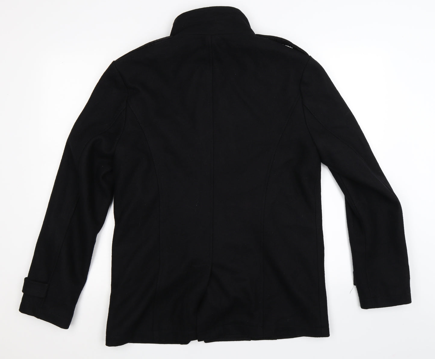 Preworn Womens Black   Overcoat Coat Size M