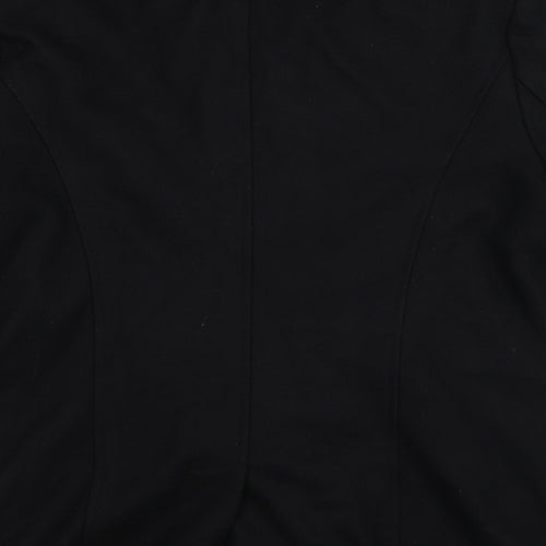 Preworn Womens Black   Overcoat Coat Size M
