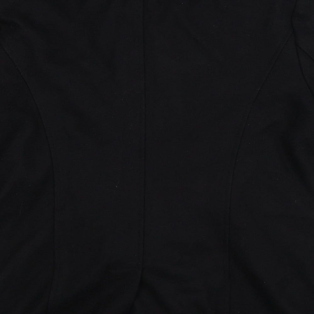 Preworn Womens Black   Overcoat Coat Size M