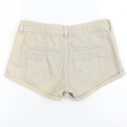 Topshop Womens Grey   Hot Pants Shorts Size 6