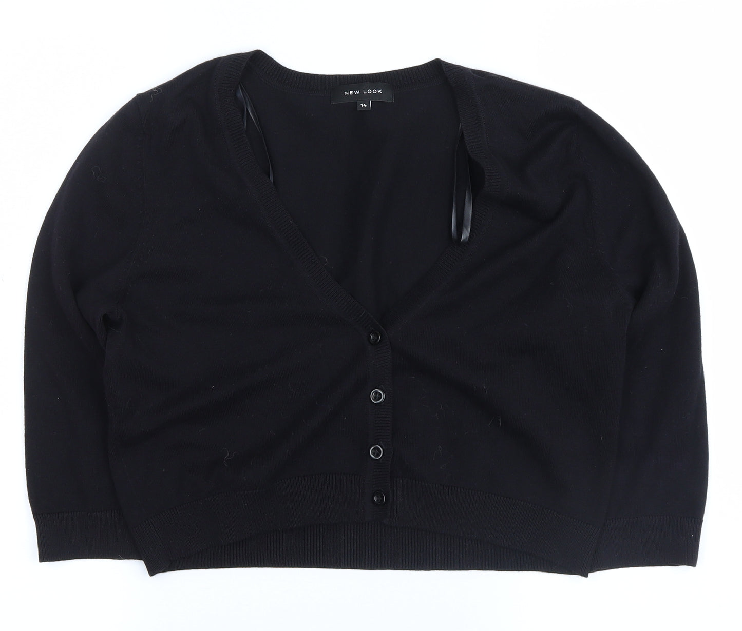 New Look Womens Black   Cardigan Jumper Size 14