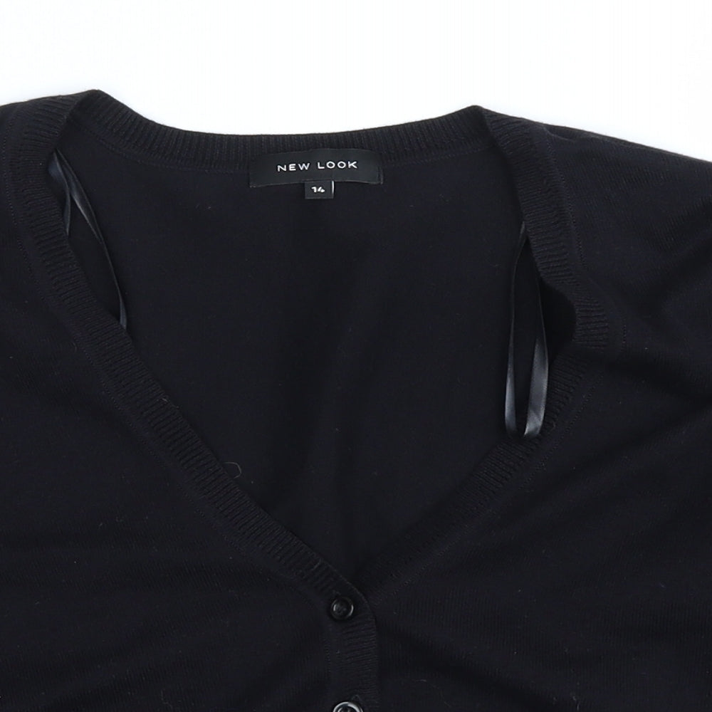 New Look Womens Black   Cardigan Jumper Size 14