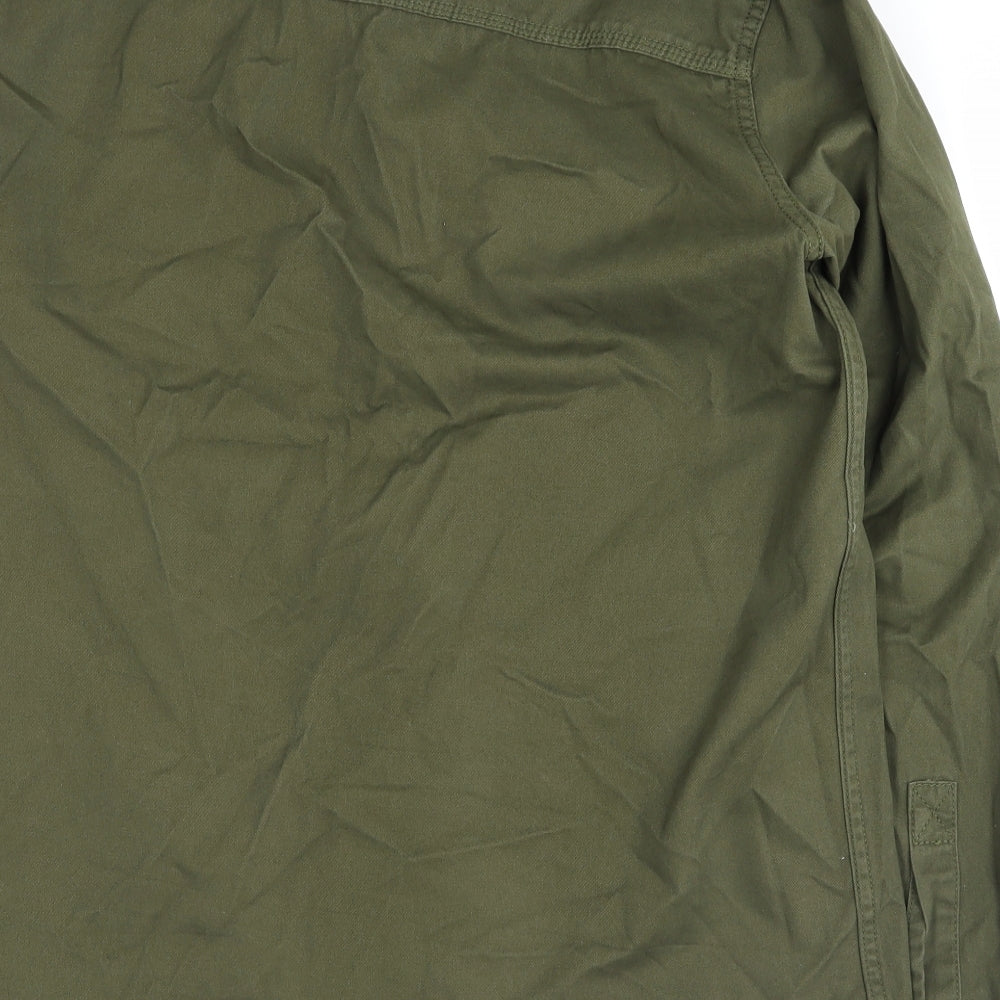 JACK & JONES Mens Green    Button-Up Size XL