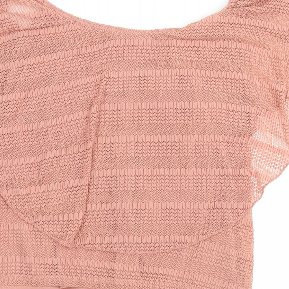 River Island Womens Pink   Basic Blouse Size 12