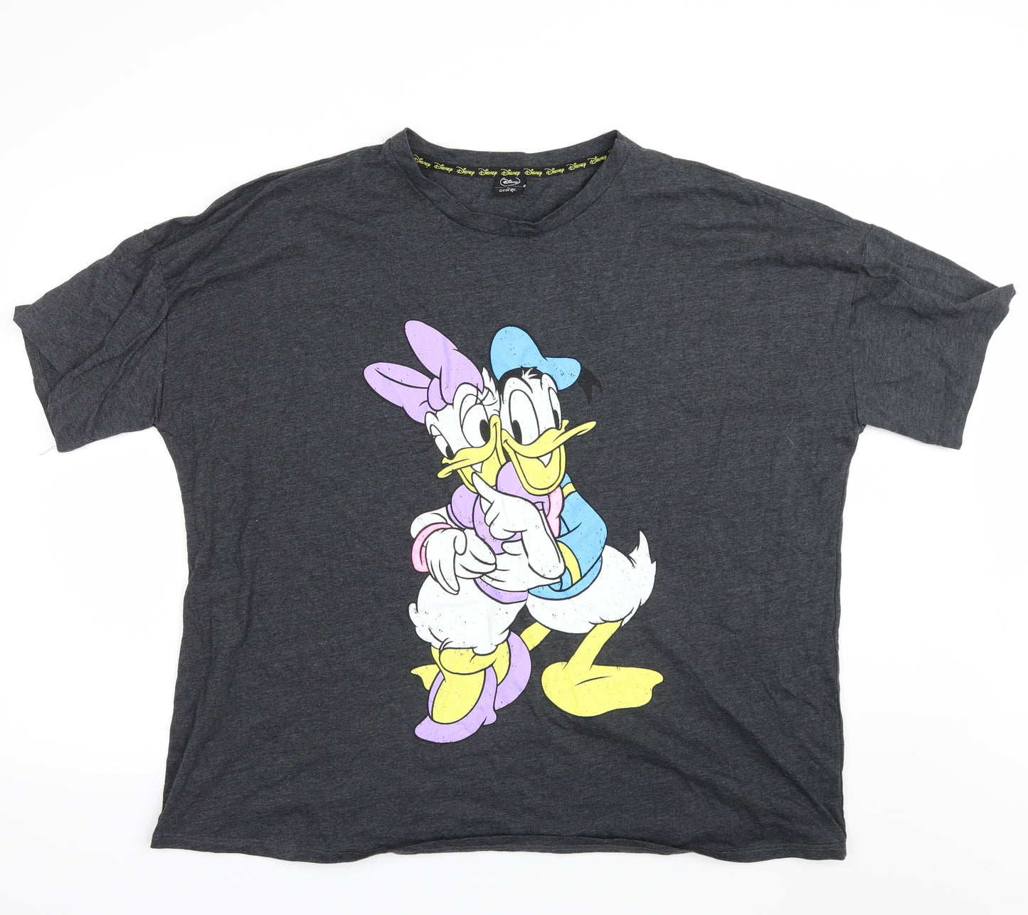 George Womens Grey   Basic T-Shirt Size 24  - daffy duck