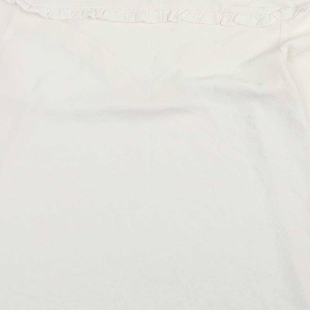 New Look Womens White   Basic Blouse Size 10