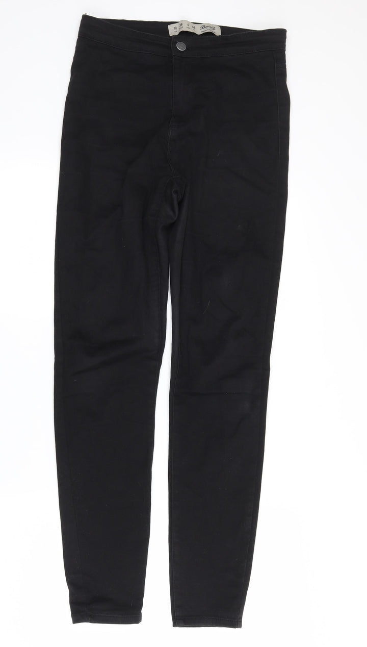 DENIM CO Womens Black Denim Straight Jeans Size 10