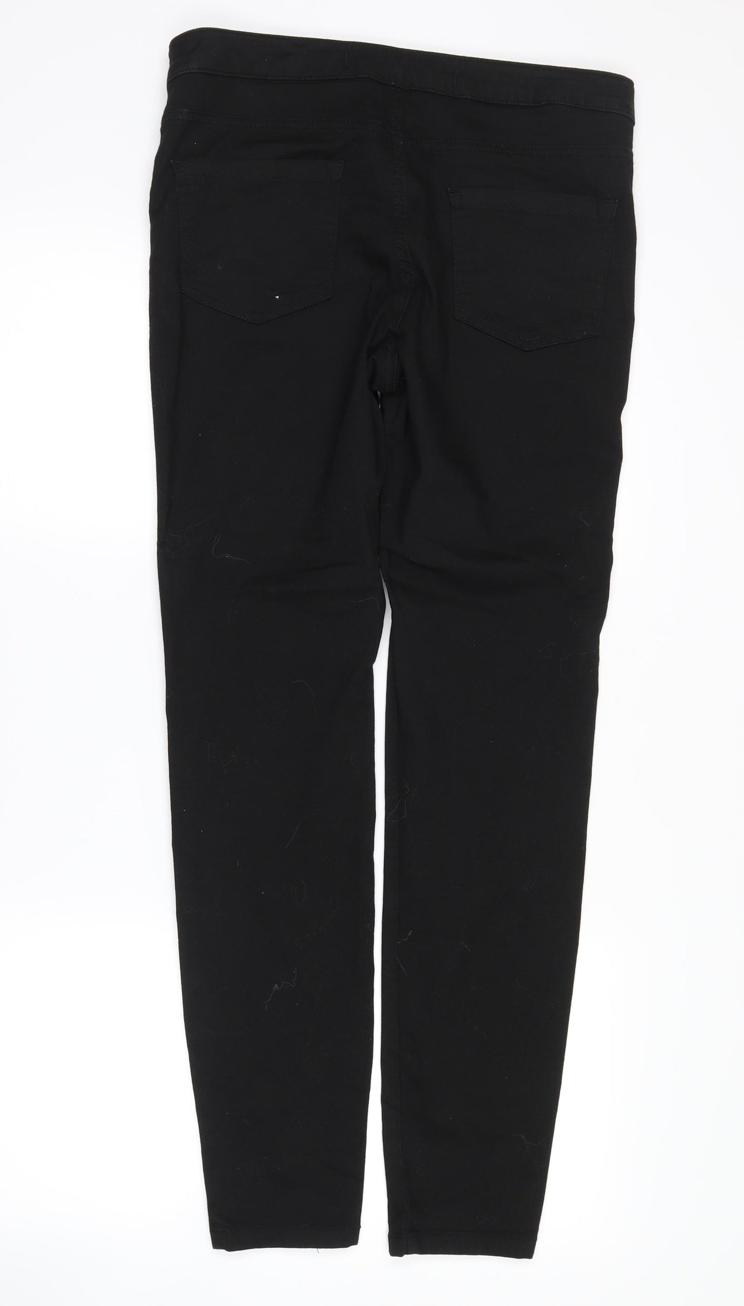 denim co Womens Black  Denim Straight Jeans Size 12