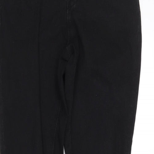 denim co Womens Black  Denim Straight Jeans Size 12