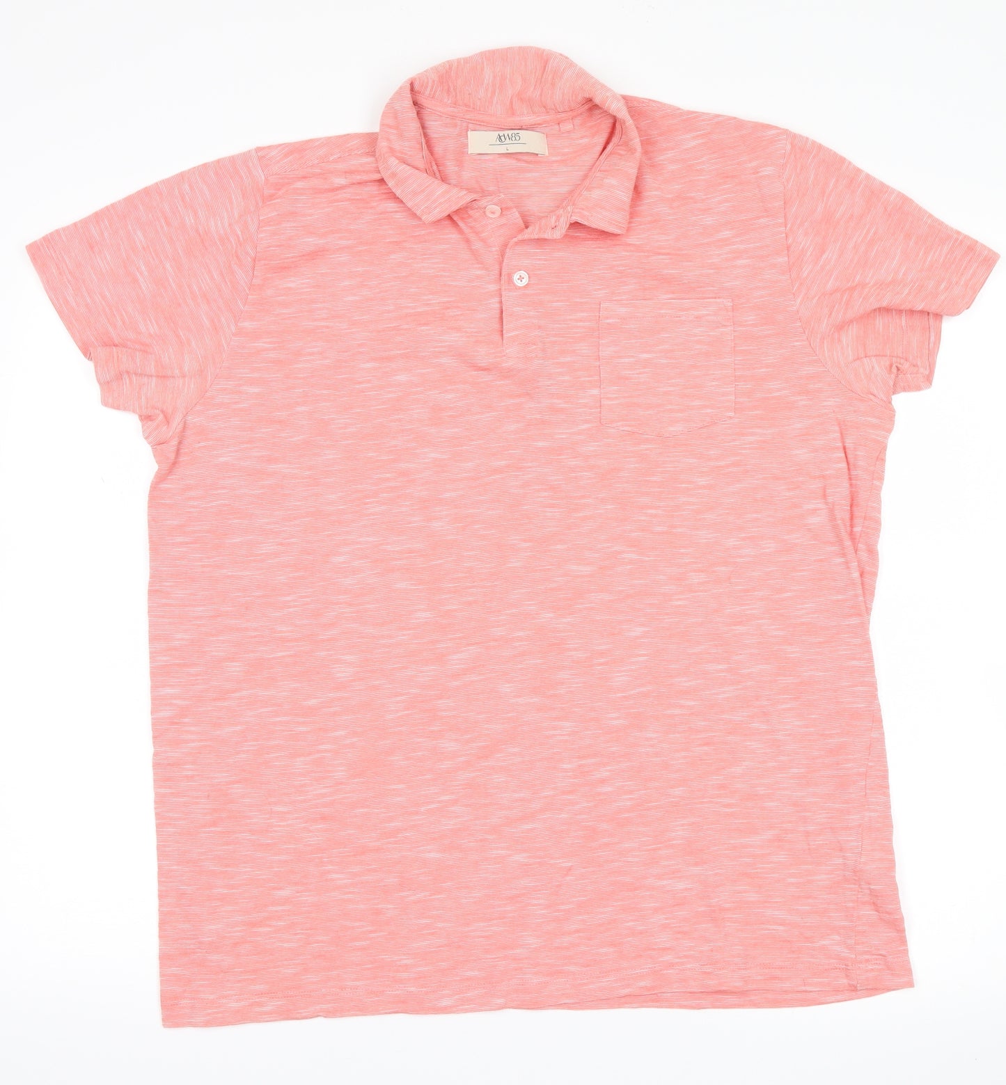 Acw85 Mens Pink    Polo Size L