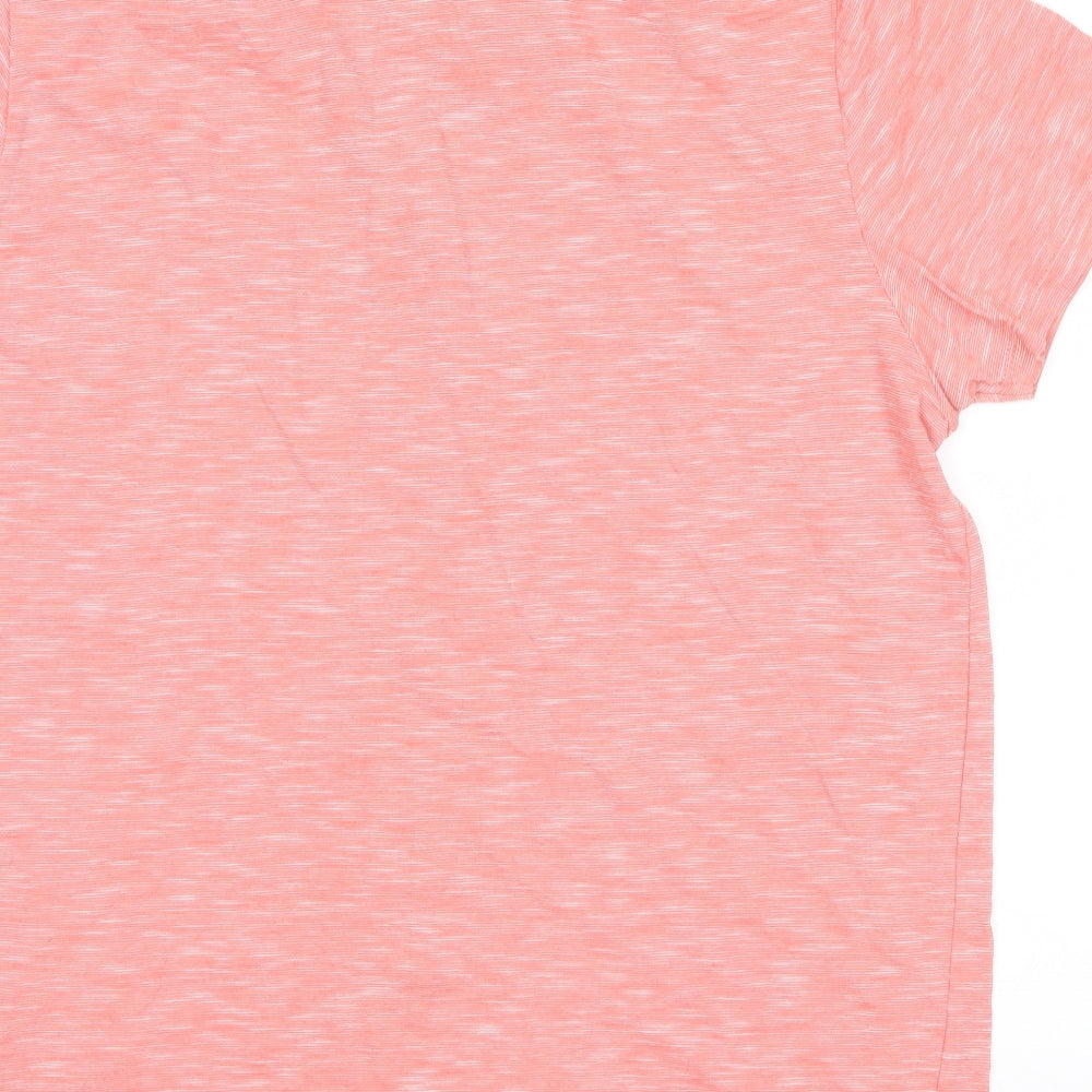 Acw85 Mens Pink    Polo Size L