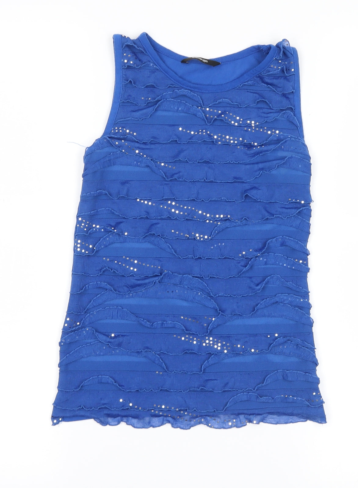 George Girls Blue   Basic Tank Size 8-9 Years