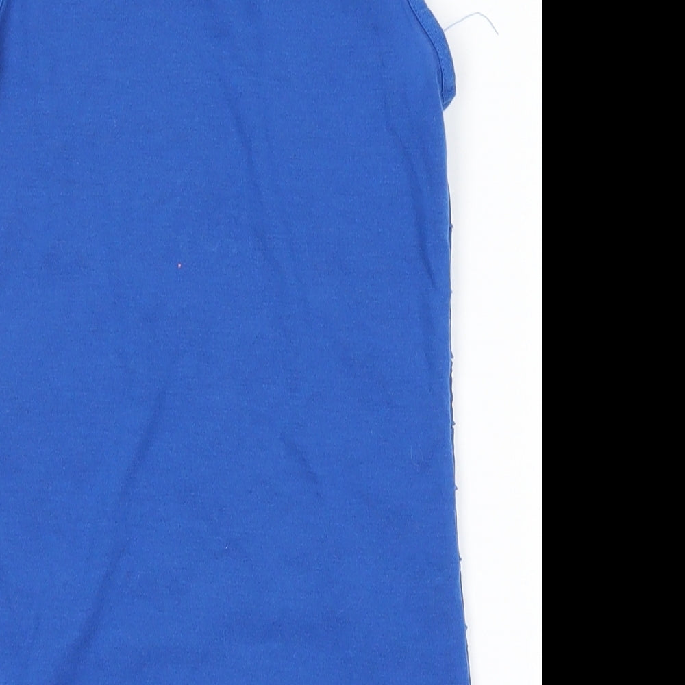 George Girls Blue   Basic Tank Size 8-9 Years