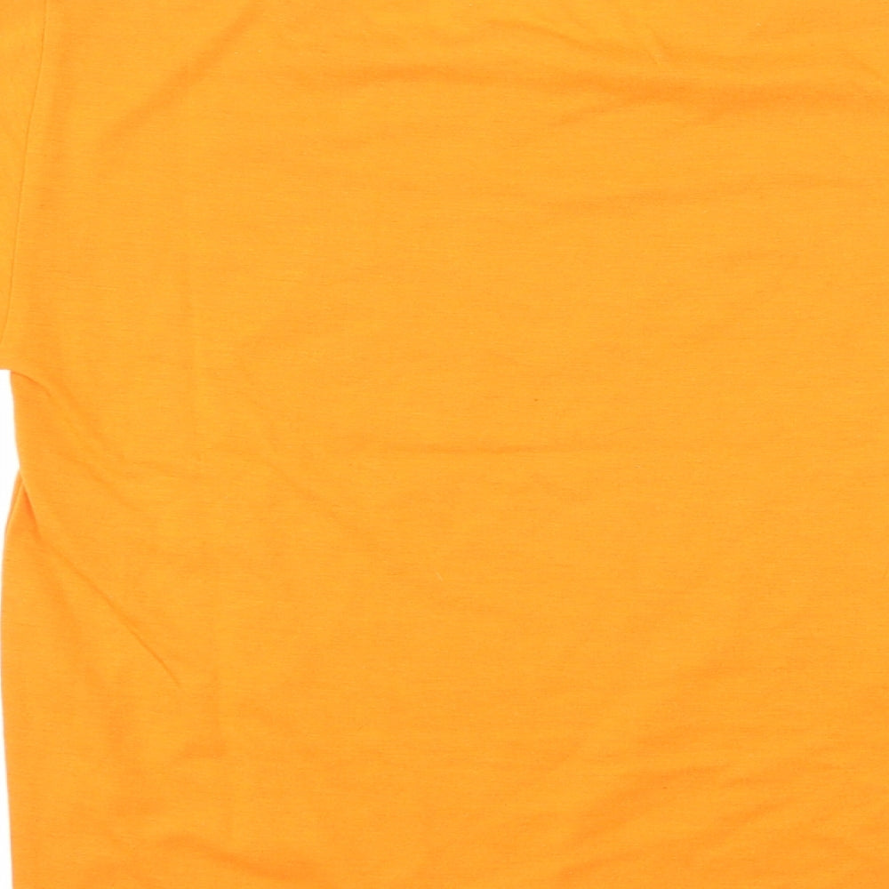 Preworn Mens Orange    T-Shirt Size S