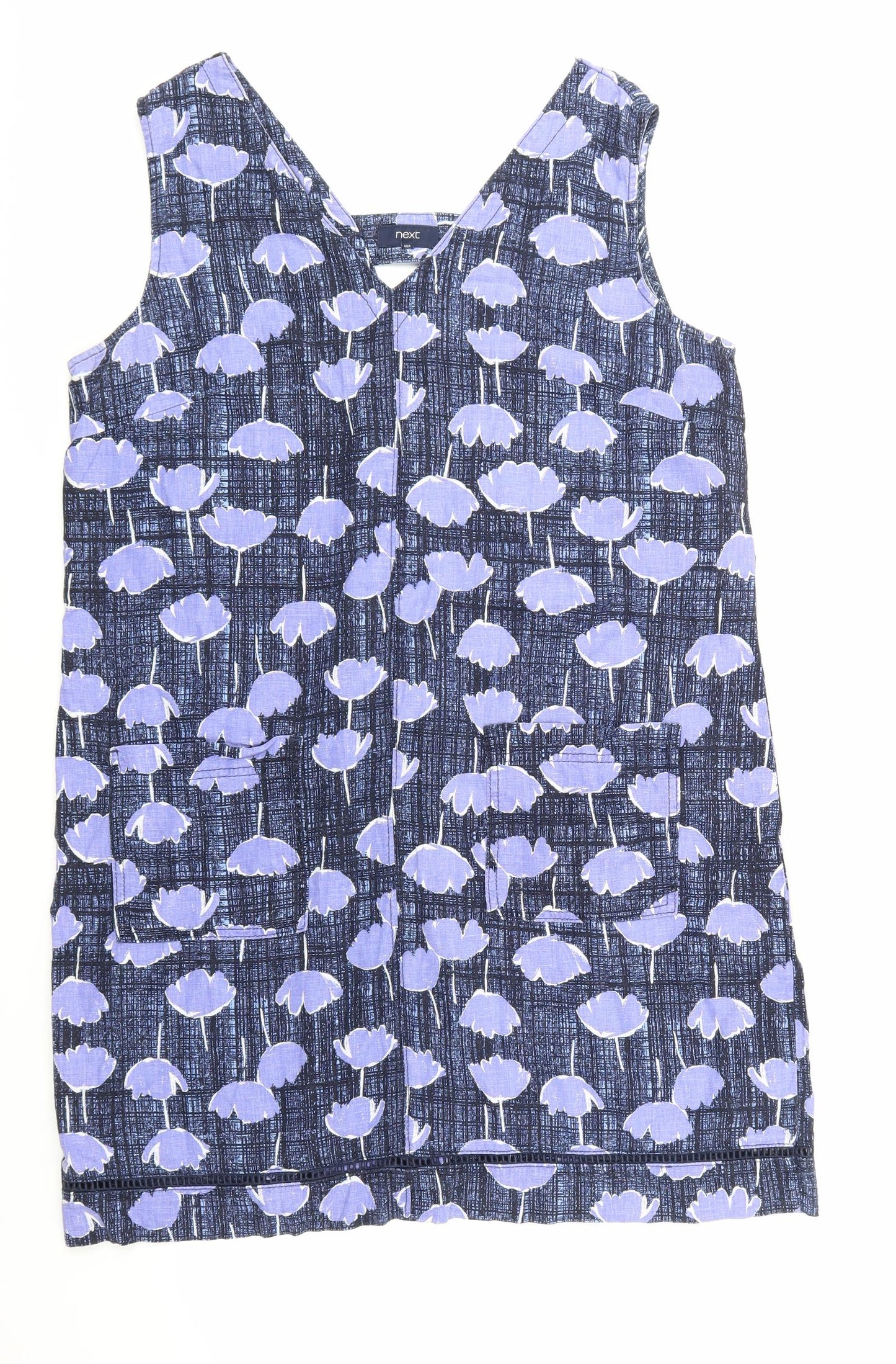 NEXT Womens Black Floral  A-Line  Size 16