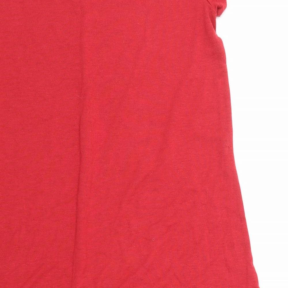 Primark Womens Red   T-Shirt Dress  Size M