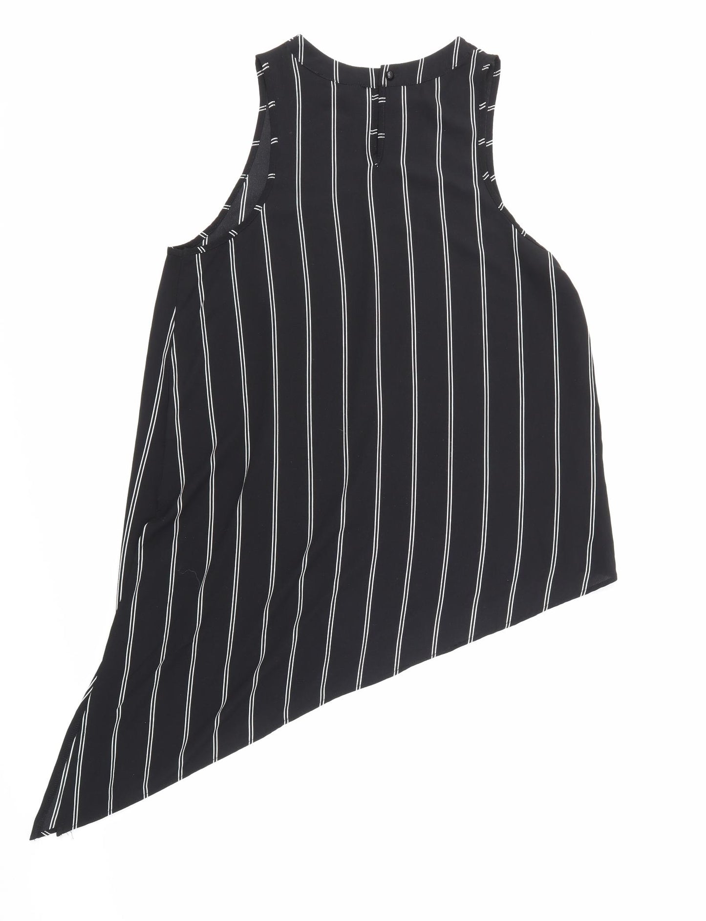 eve Womens Black Striped  Basic Blouse Size 14