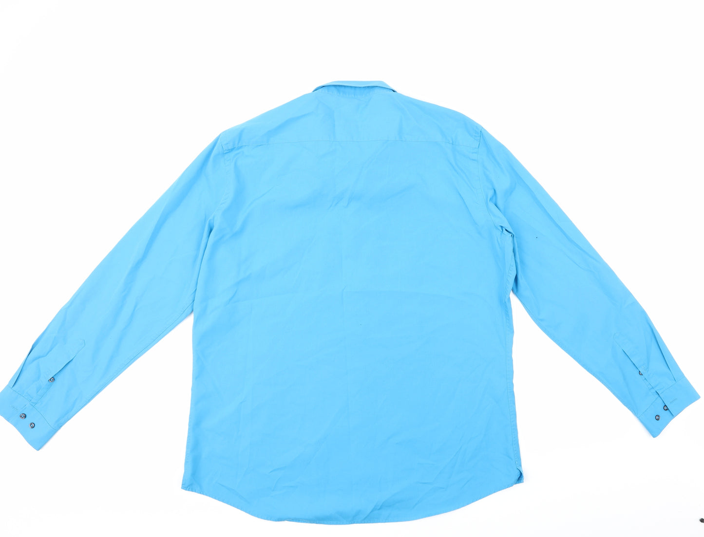 NEXT Mens Blue    Dress Shirt Size XL