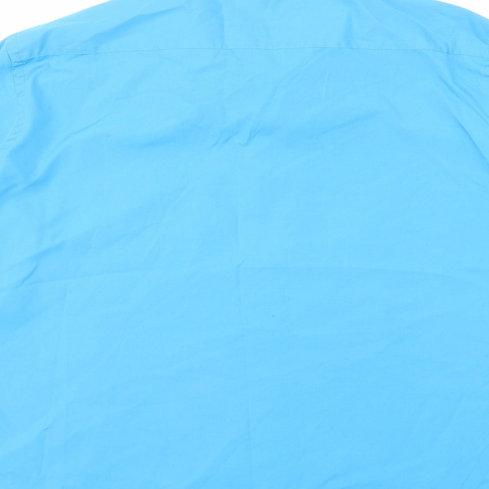 NEXT Mens Blue    Dress Shirt Size XL