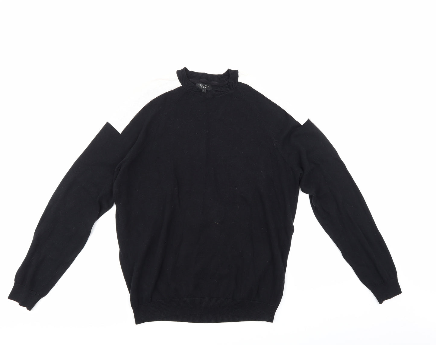 New Look Men Mens Black   Pullover Jumper Size L
