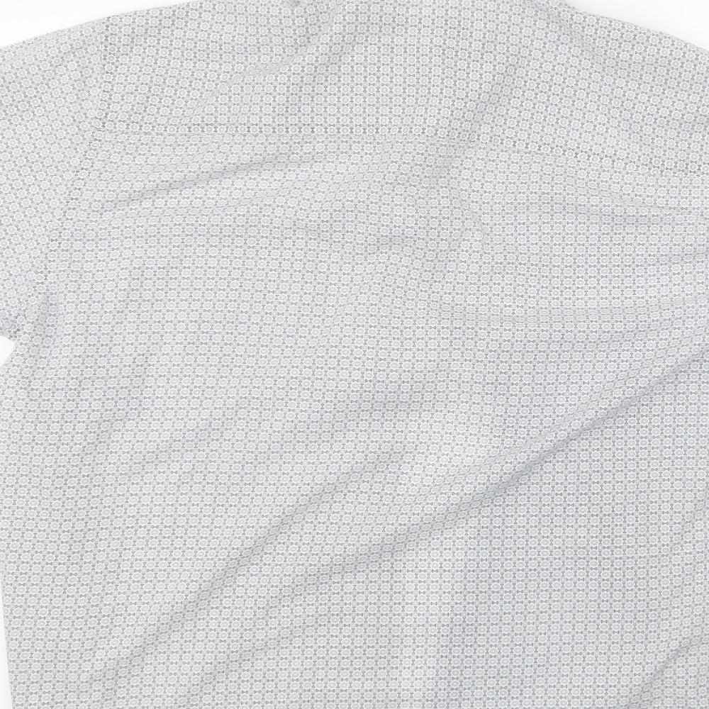 Pierre Cardin Mens Multicoloured Geometric   Button-Up Size XL