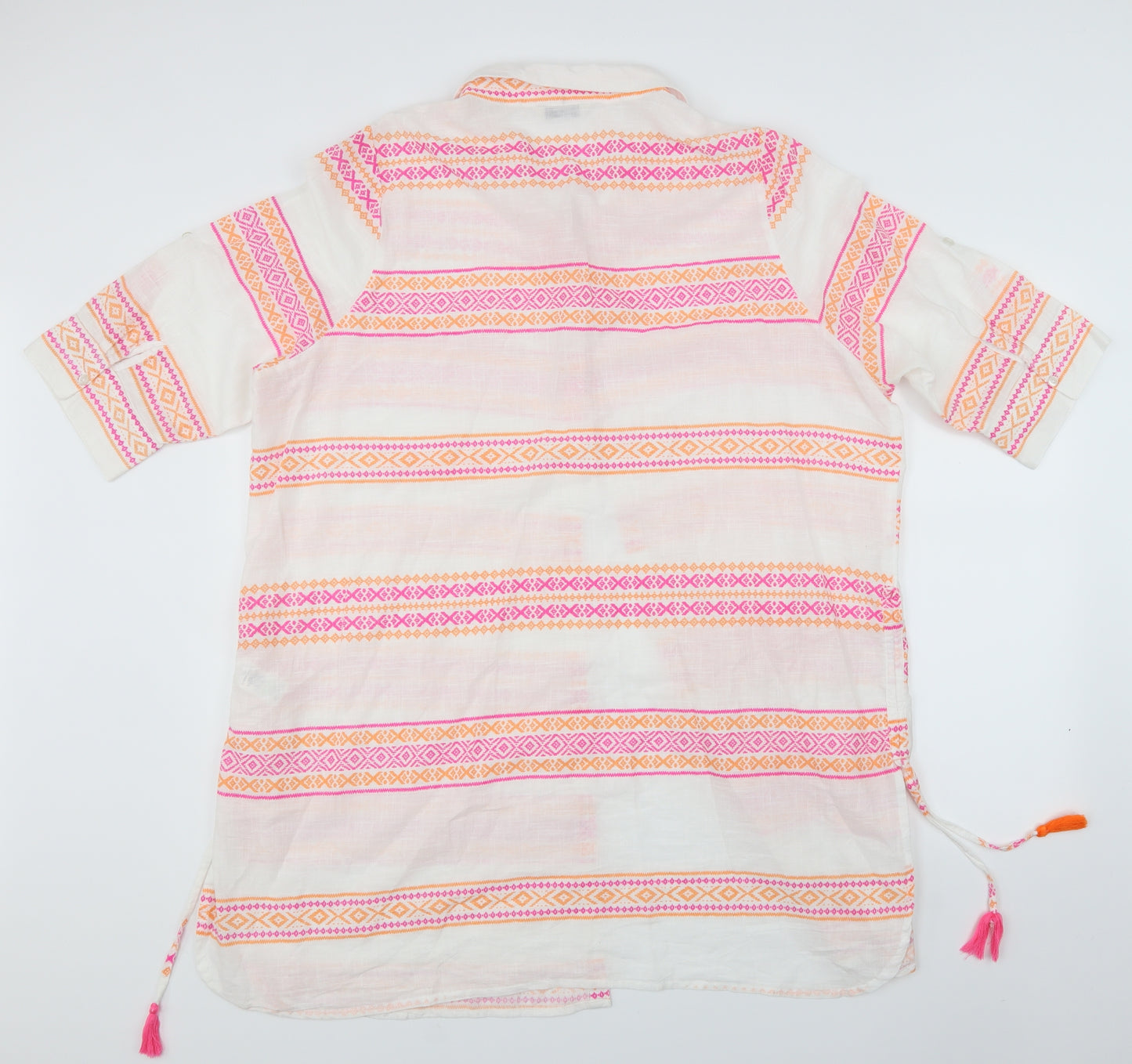 Papaya Womens Multicoloured Geometric  Shirt Dress  Size XL