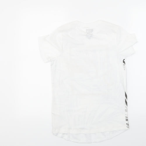 F&F Boys White   Basic Polo Size 9-10 Years