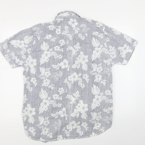 Easy Mens Multicoloured Floral   Button-Up Size L
