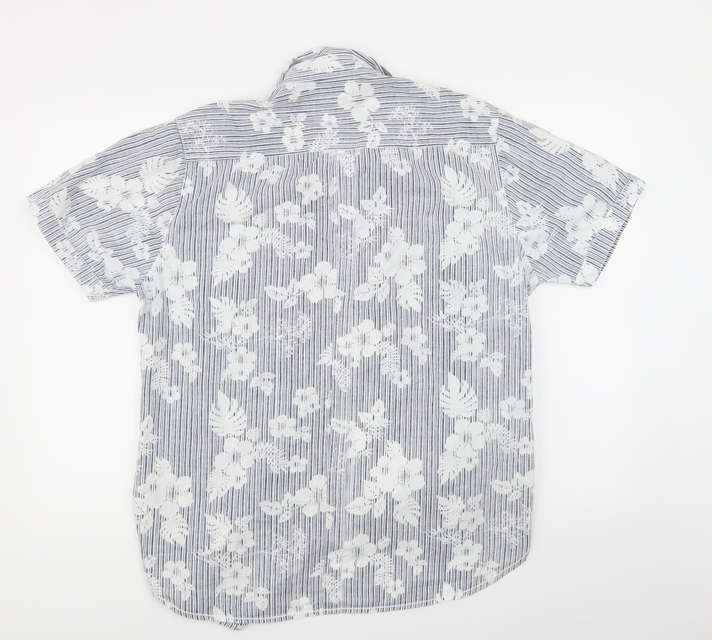 Easy Mens Multicoloured Floral   Button-Up Size L