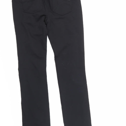 AMN Womens Black   Trousers  Size 8 L32 in