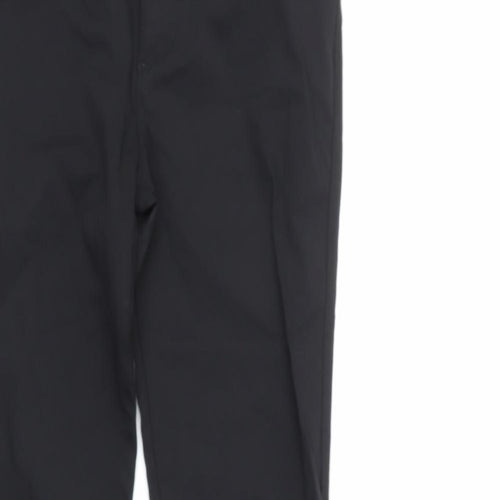 AMN Womens Black   Trousers  Size 8 L32 in