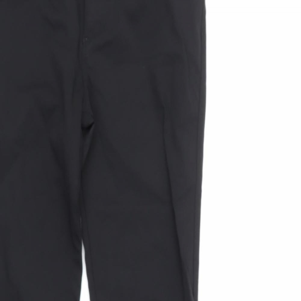 AMN Womens Black   Trousers  Size 8 L32 in