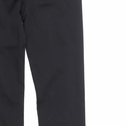 AMN Womens Black   Trousers  Size 8 L32 in