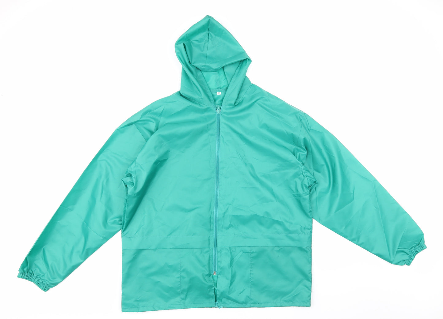 Preworn Mens Green   Rain Coat Coat Size M